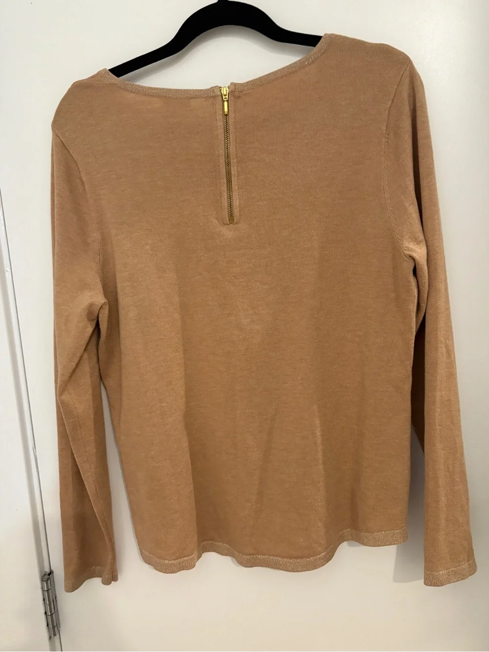Chico's Camel Crewneck Sweater